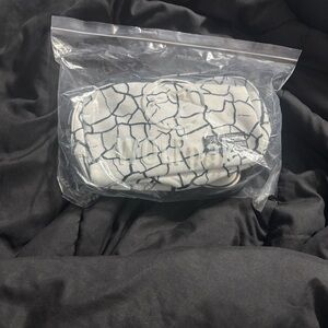 Stylish Black and White Patterned Women's Bag